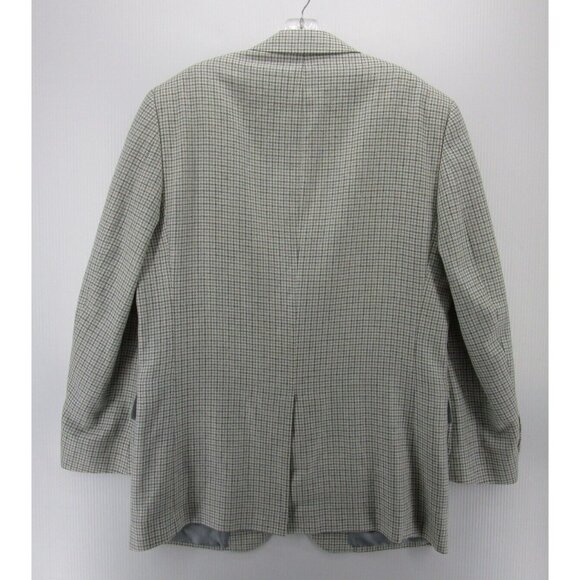 Jos A Bank Sport Coat 42 Long Houndstooth Blazer Tweed Jacket Lined - Picture 8 of 13